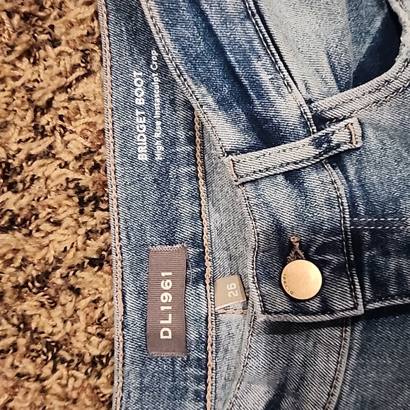 DL1961 Bridget Boot high rise crop flare jean - Picture 3 of 5